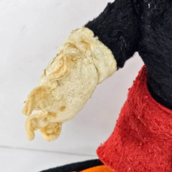 Vintage Gund Disney Mickey Mouse Plush Stuffed Animal 1940s